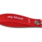 Deffter My Blood AB Rh- Keçe Anahtarlık