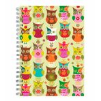 Deffter Owls 20x28 cm Green Defter