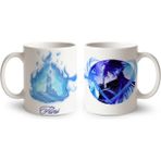 Define Moyas Genshin Impact Flins Porselen Kupa Bardak – Anime Tasarım – Çift Taraflı Baskı – Parlak Yüzey - 1 Adet - 330 ml
