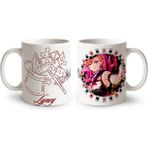 Define Moyas Genshin Impact Lyney Porselen Kupa Bardak – Anime Tasarım – Çift Taraflı Baskı – Parlak Yüzey - Beyaz - 330 ml