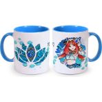 Define Moyas Genshin Impact Nilou Porselen Kupa Bardak – Anime Tasarım – Çift Taraflı Baskı – Parlak Yüzey - Mavi - 300 ml