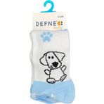 Defne Baby Bebek Külotlu Çorap 004-21 Mavi - Beyaz 18-24 Ay