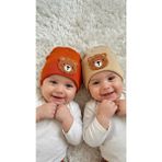 Defne Bebek Bere %100 Pamuk 0-6AY - Kiremit - 0 - 6 Ay