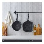 Defne Bio Granit Tava-Grill Set Black