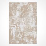 Defne Kremi Soyut Modern Geometrik Etnik Desenli Boho Makinada Yıkanabilir Hafif Hav Toz Vermez Leke Tutmaz Kaymaz Taban Dijital Makine Baskı Halı Oturma Odası Salon Yolluk Koridor Mutfak Halısı