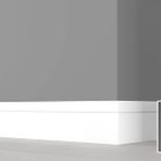DEFNE LAKE BEYAZ 8 CM MDF SÜPÜRGELİK