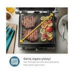 Defne Store 5000 Serisi Izgara ve Tost Makinesi - Ayarlanabilir Sıcaklık, Geniş Izgara Yüzeyi ve Yüksek Güç Performansı, Çıkarılabilir Yapışmaz Plakalar ve Yağ Tepsisi (HD6301/90) - Option-1 - --