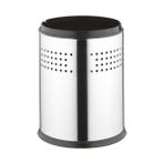 Defne Store A44048 Çöp Kovası, 3 L, Parlak Paslanmaz Çelik Kaplama - 000-Siyah - Option-1