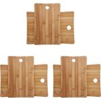 Defne Store Bamboo 2'li Kesme Tahtası 3lü Paket - Ahşap