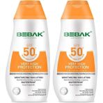 Defne Store Bebak Nemlendirici Güneş Losyonu 50+ Spf 200 ml (2 Paketi)