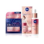 Defne Store Cellular Expert Lift Doğal Retinol Alternatifi Saf Bakuchiol Içeren, Kolajen Tetikleyici Kırışıklık Karşıtı Cilt Serumu 30 ml + Kırışıklık Karşıtı ve Nemlendirici Gece Kremi 50 ml - Option-1