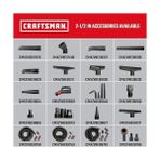 Defne Store CMXZVBE38630 2-1/2 Inç Yardımcı Nozul Islak/kuru Atölye Vakum Ataşmanı, Sert Yüzeyleri Temizlemek Için Endüstriyel Sınıf Mağaza Vakum Aksesuarı, 2-1/2 Inç Hortum Çapına Uyar - 1BW-Beyaz - Option-1