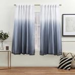 Defne Store Curtains Crescendo Karartma Perdesi, Astarlı, Gizli Halkalı, 132 x 168 Cm, Indigo - Option-1 - 1BW-Beyaz