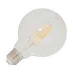 Defne Store E27 LED Filament Lamba, Sarı Işık (2700K), 7W, 806 Lümen, G95 - 0,5 W - Altın