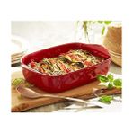 Defne Store Emile Henry Fırın Kabı Dikdörtgen 42,5 x 28 cm Kırmızı/burgundy - 10 cm - 001-Renkli