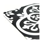 Defne Store FP2475 Gotik Peel & Stick Yer Karosu, Siyah - 0,01 gr