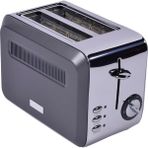 Defne Store Gem Titan 2 Dilim Ekmek Kızartma Makinesi – 980 W, Paslanmaz Çelik Gövde | Gümüş - Acı Kahve