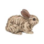 Defne Store Hi- Ltd 87650-C Büyük Driftwood Rabbit Heykeli - 0 - Siyah - Option-1