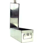 Defne Store Katlanır Saplı Kilit Kutusu - Değerli Eşyaları, Nakit, Mücevher ve Silahları Güvence Altına Almak Için Istiflenebilir Tasarımlı Dayanıklı Metal Saklama Sandığı (Gümüş) - -50 C