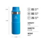 Defne Store Klasik Trigger-Action Termos Bardak, 0.35 Lt - Option-1 - 0 - Siyah