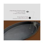 Defne Store Lava Döküm Balık Tavası 15,5X29,5 Cm, Kulplu - Option-1 - --