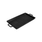 Defne Store Lava Metal Demir Saplı Döküm Izgara Tava, 26X45 cm - Option-1 - --