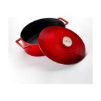 Defne Store Lava Metal Oval Döküm Tencere, 29 Cm, 4.67 Litre Hacim, Kırmızı - (No Color) - Option-1