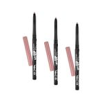 Defne Store Lift Up Lip Plumper Lipliner Dolgunlaştırıcı Etkili & Uzun Süre Kalıcı Dudak Kalemi (3 Paketi) - Option-1