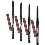 Defne Store Lift Up Lip Plumper Lipliner Dolgunlaştırıcı Etkili & Uzun Süre Kalıcı Dudak Kalemi (4 Paketi) - Option-1
