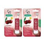 Defne Store Lip Balm Dudak Bakım Kremi Spf 15 Cherry No:07 2li Paket - Option-1