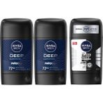 Defne Store Men Erkek Stick Deodorant & Invisible Original 48 Saat Anti-Perspirant Koruma, 50 ml + Men Erkek Stick Deodorant Deep Dimension, 48 Saat Anti-Perspirant Koruma, 50 ml X2 - Option-1