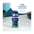 Defne Store Men Fresh Sensation Roll On Deodorant 50 Ml,72 Saat Anti-Perspirant Koruma - Option-1