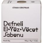 Defne Store Otama Kırkpınar Doğal Defneli El Yüz Vücut Sabunu 150 gr - Option-1