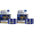 Defne Store Q10 Kırışıklık Karşıtı Gece Bakım Kremi 50 Ml,nemlendirici,yenileyici,kreatin,hyaluronik Asit (2 Paketi)