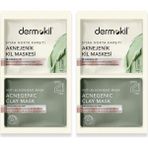 Defne Store Siyah Nokta Karşıtı Kil Maske 2x7.5 ml (2 Paketi) - Option-1