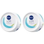 Defne Store Soft Krem, 200 Ml, Nemlendirici Bakım Kremi, Yüz, Vücut, El, Jojoba Yağı ve E Vitamini ile Cilt Bakımı, Anında Emilen Hafif Formül, Tüm Ciltler Için 2li Paket - Option-1