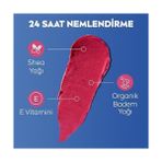 Defne Store SPF30 Pembe Renkli Dudak Bakım Kremi,4,8gr,24 Saat Nemlendirme,e Vitamini,organik Yağı,shea Yağı,dudak ve Yanaklar Için,allık Etkisi,mineral Yağı Bulunmaz - Option-1