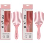 Defne Store Vepa Airflex Dolaşık Saç Açma Fırçası, Kolay Tarama, Elektriklenme Önleyici Tarak (Pembe) (2 Paketi) - Option-1
