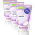Defne Store Yüz Temizleme Kremi 150 Ml,nemlendirici,pürüzsüzleştirici, Yağı Özü, Hassas ve Kuru Ciltler (3 Paketi) - Option-1