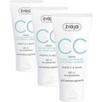 Defne Store Ziaja cc Krem Tahriş Olmuş Hassas Cilt Spf 10 50 ml (3 Paketi) - Option-1