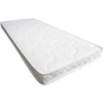 Defne Tek Kişilik Çocuk Bondeks Sünger Yaysız Elyaf Havlu Kumaş Kapitone Yatak 80X200X12 - 80 x 200 cm