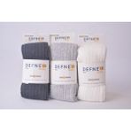 Defnee Baby 3 Lü Kız Çocuk Külotlu Çorap ÇKLT-009 - 7 - 8 Yaş - Füme - Gri