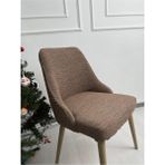 defnehome Jakar Sandalye Kılıfı - Kahverengi - 70 x 150 cm
