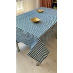 Defnelam Piknik Örtüsü Sofra Bezi 170x170 cm (Saks Mavi)