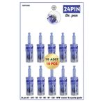DEFOND Dr Pen A6-a10-a1-n2-m5-m7-e30-mym Uyumlu Iğneleri 10 Adet 24 Pin Orijinal Dermapen Iğne Kartuşu