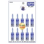 DEFOND Dr Pen A6-a10-a1-n2-m5-m7-e30-mym Uyumlu Iğneleri 10 Adet 36 Pin Orijinal Dermapen Iğne Kartuşu