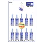 DEFOND Dr Pen A6-a10-a1-n2-m5-m7-e30-mym Uyumlu Iğneleri 10 Adet 9 Pin Orijinal Dermapen Iğne Kartuşu