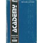 Defter 400 Yaprak Ciltli 20x28 Sert Kapak Kareli Özkan Metalik Lacivert