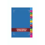 Defter Kelime Fihristi Türkçe Karatay Yayınevi Plastik Kapak 153-08-4458 3760.50335