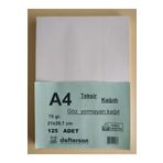 DEFTERSAN A4 Teksir Kağıdı 125 'li 70 gr